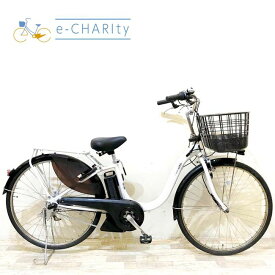 【中古】 電動自転車 ママチャリ ヤマハ PAS ウィズ ホワイト 26インチ KH126 電動アシスト自転車 【神戸在庫】
