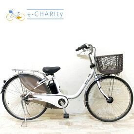 【中古】 電動自転車 ママチャリ パナソニック ビビDX ホワイト 26インチ KH133 電動アシスト自転車 【神戸在庫】