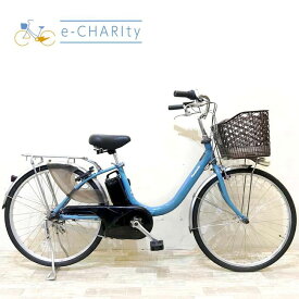 【全品ポイント10倍★お買い物マラソン限定】【中古】 電動自転車 ママチャリ パナソニック ビビL ブルー 24インチ KI002 電動アシスト自転車 【神戸在庫】