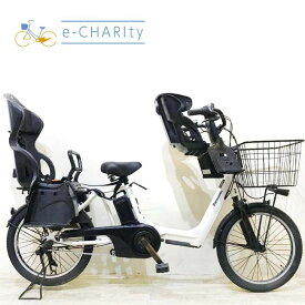 【全品ポイント10倍★お買い物マラソン限定】【中古】 電動自転車 子ども乗せ 子供乗せ パナソニック ギュットアニーズ ホワイト 20インチ KI050 電動アシスト自転車 【神戸在庫】