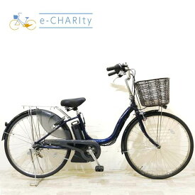 【中古】 電動自転車 ママチャリ ヤマハ PAS ナチュラ ネイビー 26インチ KI062 電動アシスト自転車 【神戸在庫】