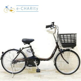 【中古】 電動自転車 小径車 パナソニック ビビSS 20 ブラウン 20インチ KI066 電動アシスト自転車 【神戸在庫】