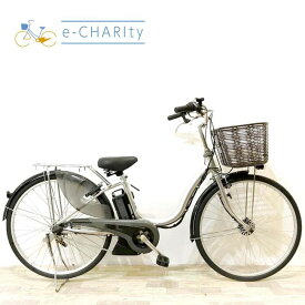 【中古】 電動自転車 ママチャリ ヤマハ PAS ナチュラ シルバー 26インチ KJ040 電動アシスト自転車 【神戸在庫】