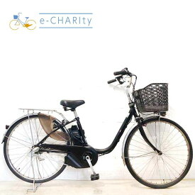 【P10倍★マラソン限定】【中古】 電動自転車 ママチャリ 訳あり パナソニック ビビ DX ブラック 26インチ YA021 電動アシスト自転車 【横浜在庫】
