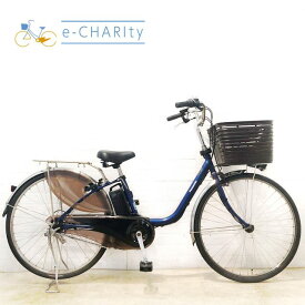 【4日間限定★3000円OFFクーポン配布】【中古】 電動自転車 ママチャリ パナソニック ビビ DX ブルー 26インチ YA027 電動アシスト自転車 【横浜在庫】