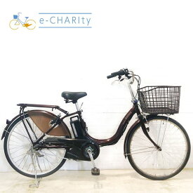 【4日間限定★3000円OFFクーポン配布】【中古】 電動自転車 ママチャリ ブリヂストン アシスタ ベーシック ブラウン 24インチ YA055 電動アシスト自転車 【横浜在庫】