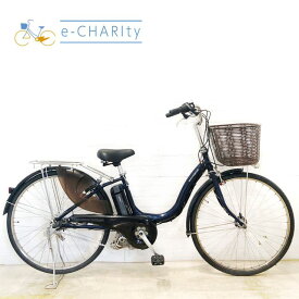 【4日間限定★3000円OFFクーポン配布】【中古】 電動自転車 ママチャリ ヤマハ PAS ナチュラ L ブルー 26インチ YA065 電動アシスト自転車 【横浜在庫】