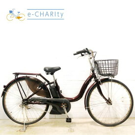 【P10倍★マラソン限定】【中古】 電動自転車 ママチャリ ヤマハ PAS ナチュラ L DX ブラウン 26インチ YX130 電動アシスト自転車 【横浜在庫】