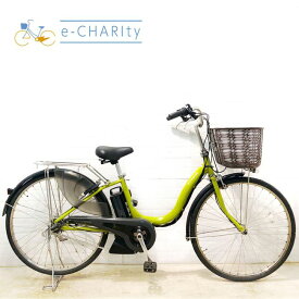【P10倍★マラソン限定】【中古】 電動自転車 ママチャリ ヤマハ PAS ナチュラ L グリーン 26インチ YX131 電動アシスト自転車 【横浜在庫】