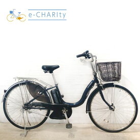 【期間限定★3000円OFFクーポン配布】【中古】【東京・神奈川・埼玉・千葉限定】 電動自転車 ママチャリ ヤマハ PAS ナチュラ L ブルー 26インチ YU008 横浜 電動アシスト自転車