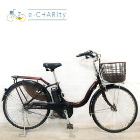 【期間限定★3000円OFFクーポン配布】【中古】【東京・神奈川・埼玉・千葉限定】 電動自転車 ママチャリ ヤマハ PAS ナチュラ L DX ブラウン 24インチ YU035 横浜 電動アシスト自転車