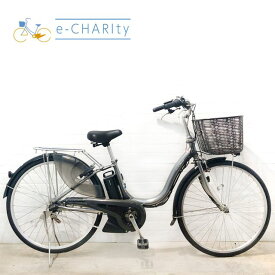 【期間限定★3000円OFFクーポン配布】【中古】【東京・神奈川・埼玉・千葉限定】 電動自転車 ママチャリ ヤマハ PAS Cheer パス チア シルバー 26インチ YU051 横浜 電動アシスト自転車