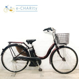 【期間限定★3000円OFFクーポン配布】【中古】【東京・神奈川・埼玉・千葉限定】 電動自転車 ママチャリ ヤマハ PAS ナチュラ L DX ブラウン 26インチ YV019 横浜 電動アシスト自転車