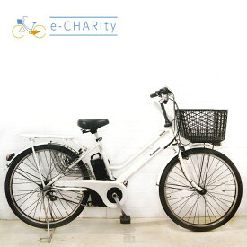 【P10倍★マラソン限定】【中古】 電動自転車 ママチャリ パナソニック ティモ S ホワイト 26インチ YW069 電動アシスト自転車 【横浜在庫】