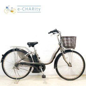 【4日間限定★3000円OFFクーポン配布】【中古】 電動自転車 ママチャリ ヤマハ PAS ナチュラ L ゴールド 26インチ YX053 電動アシスト自転車 【横浜在庫】