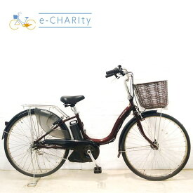 【P10倍★マラソン限定】【中古】 電動自転車 ママチャリ ヤマハ PAS ナチュラ XL スーパー ブラウン 26インチ YX071 電動アシスト自転車 【横浜在庫】