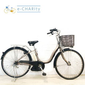 【4日間限定★3000円OFFクーポン配布】【中古】 電動自転車 ママチャリ ヤマハ PAS ナチュラ L ゴールド 26インチ YX107 電動アシスト自転車 【横浜在庫】