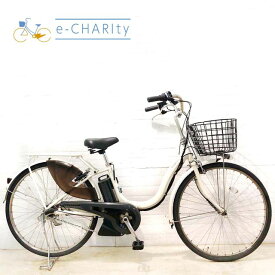 【4日間限定★3000円OFFクーポン配布】【中古】 電動自転車 ママチャリ ヤマハ PAS ナチュラ XL DX ホワイト 26インチ YX114 電動アシスト自転車 【横浜在庫】