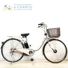 【P5倍★楽天マラソン対象】【中古】 電動自転車 ママチャリ パナソニック ビビ DX ホワイト 26インチ YC020 電動アシスト自転車 【横浜在庫】