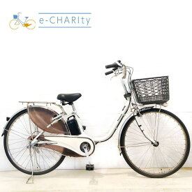 【中古】 電動自転車 ママチャリ パナソニック ビビ DX ホワイト 26インチ YC021 電動アシスト自転車 【横浜在庫】