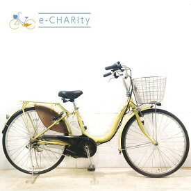 【中古】 電動自転車 ママチャリ ブリヂストン アシスタ ベーシック イエロー 26インチ YC032 電動アシスト自転車 【横浜在庫】