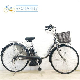 【中古】 電動自転車 ママチャリ ヤマハ PAS Cheer パス チア シルバー 26インチ YC061 電動アシスト自転車 【横浜在庫】