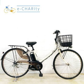 【中古】 電動自転車 ママチャリ パナソニック エーガールズ ホワイト 26インチ YD022 電動アシスト自転車 【横浜在庫】
