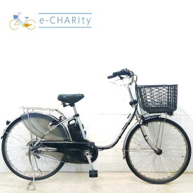 【中古】 電動自転車 ママチャリ パナソニック ビビ DX シルバー 24インチ YD052 電動アシスト自転車 【横浜在庫】