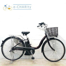 【中古】 電動自転車 ママチャリ ヤマハ PAS ナチュラ XL ブラウン 26インチ YF027 電動アシスト自転車 【横浜在庫】