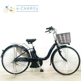 【中古】 電動自転車 ママチャリ ヤマハ PAS Cheer パス チア ネイビー 26インチ YE042 電動アシスト自転車 【横浜在庫】