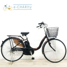 【中古】 電動自転車 ママチャリ ブリヂストン アシスタ ベーシック ブラウン 26インチ YE057 電動アシスト自転車 【横浜在庫】