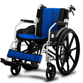 【2色カラー変更可能！】 NiceWay8 車椅子 折り畳み 介助式 自走式車椅子 自走式折りたたみ【アルミフレーム】【自走式】【介護・介助用】【介助ブレーキ付き】
