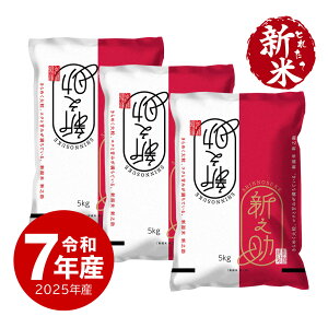 新米 令和7年産 新之助 お米 15kg 新潟県産 一等米 送料無料 沖縄のぞく