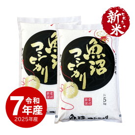 新米 令和7年産 魚沼産コシヒカリ お米 10kg 送料無料 沖縄のぞく