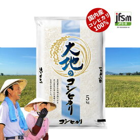 【夏のセール中】 大地のコシヒカリ 国内産コシヒカリ100% 令和7年産米入り 送料無料