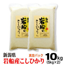 新米 令和7年産 岩船産コシヒカリ 5kg×2 真空パック 米