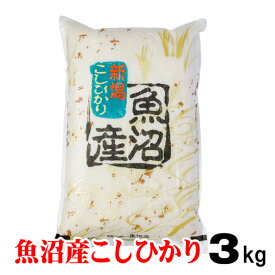 魚沼産 コシヒカリ 3kg 内祝 米 北海道九州 送料無料