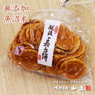 たまり醤油せんべい一袋110g　無添加・魚沼米　越後山文の純正高級あられ【工場直送】ビールおつまみ