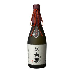 越乃白雁 大吟醸斗瓶囲い 720ml 中川酒造 日本酒 お酒 大吟醸 ギフト プレゼント 贈答 贈り物 おすすめ 新潟 熱燗 冷酒 辛口 甘口 お中元 お歳暮 正月 父の日 有名 限定 話題 人気 旨い 美味しい