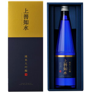 白瀧 上善如水 純米大吟醸 720ml 日本酒 お酒 ギフト プレゼント 贈答 贈り物 おすすめ 新潟 熱燗 冷酒 辛口 甘口 お中元 お歳暮 正月 父の日 有名 限定 話題 人気 旨い 美味しい ランキング メ