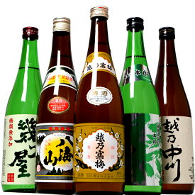 ミニ日本酒福袋（鳳） 720ml×5本飲み比べ 当店のベストセラー日本酒福袋のお試し版 有名日本酒とレアなお酒が飲み比べできる 新潟 辛口の決定版 越乃寒梅 八海山他 日本酒 日本酒 お酒 ギフト プレゼント 贈答 贈り物 おすすめ