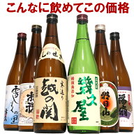 父の日 新潟 定番酒 きき酒セット 6本 720ml 1800ml 四合瓶 一升瓶 朝日山 福扇 幾久屋 雪しずくの里 越…