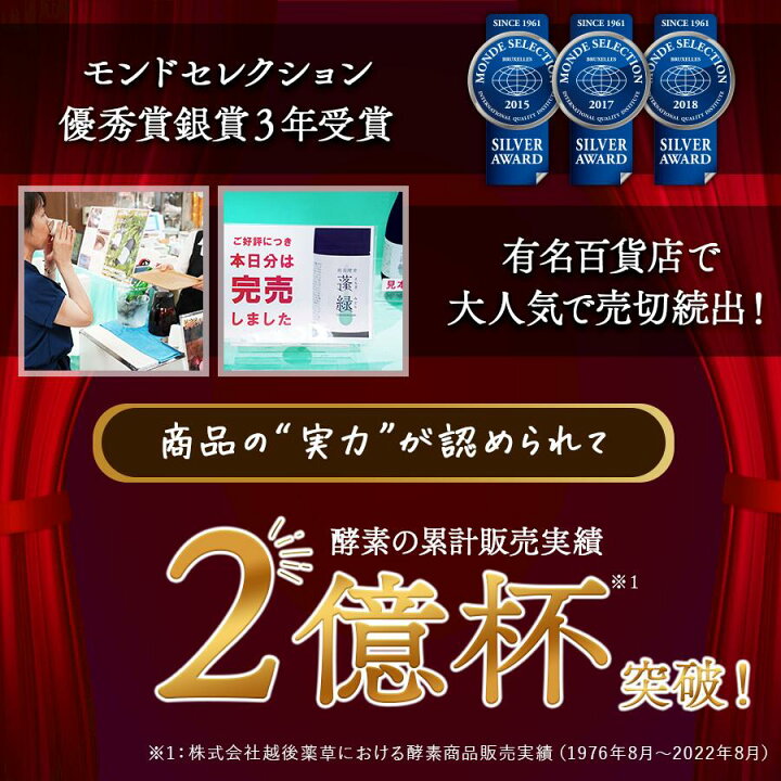 楽天市場】【公式】越後酵素蓬緑 酵素ドリンク 無添加 ファスティング 