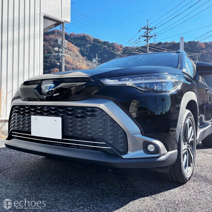 楽天市場】トヨタ カローラクロス 専用 ロアグリルガーニッシュ 
