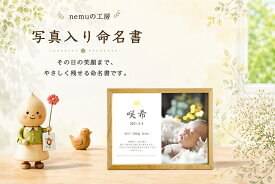 送料無料 写真入り 命名書 名入れ 名前 入り 写真立て ベビー フォト フレーム 赤ちゃん 誕生 記念 写真 飾り 木 孫 両親 プレゼント 誕生日 出産内祝い 出産 身長 体重 お祝い 写真入り プレゼント かわいい おしゃれ 額縁