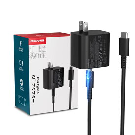 Switch 2 ACアダプター 充電器 PD規格 60W急速充電 TVモード対応 両端Type-C PSE認証済み Switch 1/2＆Switch Lite＆Switch oled 有機elモデル スマートフォン ノートPC その他機器対応