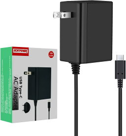Switch ACアダプター 充電器 PD規格 急速充電 TVモード対応 USB Type-C PSE認証済み スイッチ＆Switch Lite 有機elモデル対応