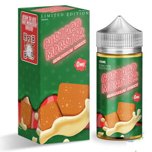 Custard Monster�m�J�X�^�[�h�����X�^�[�n100ml USA Vape Liquid �x�C�v���L�b�h - Gingerbread Crunch�W���W���[�u���b�h�N�����`