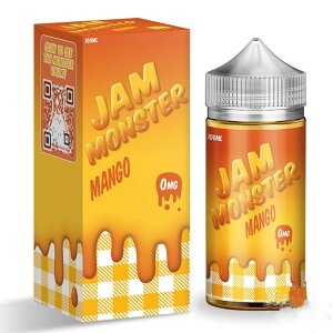 Jam monster�m�W���������X�^�[�n MANGO �}���S�[ 100ml USA Vape Liquid �x�C�v���L�b�h - �j�R�`���Ȃ�