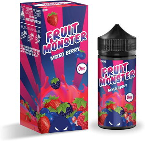 Fruit monster�m�t���[�c�����X�^�[�n100ml USA Vape Liquid �x�C�v���L�b�h - Mixberry - �j�R�`���Ȃ�